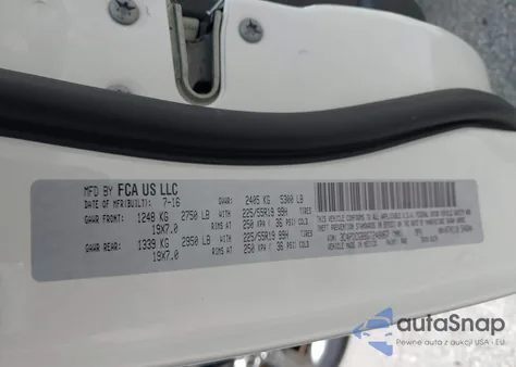 2016 Dodge Journey Crossroad Plus из США, поврежденный, VIN 3C4PDCGB8GT248067